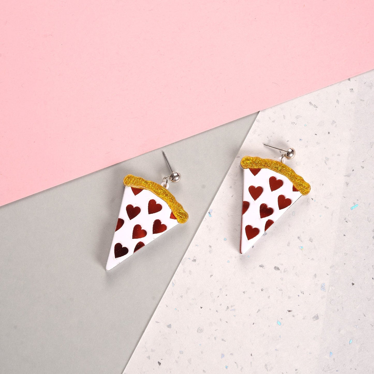 Pizza Earrings