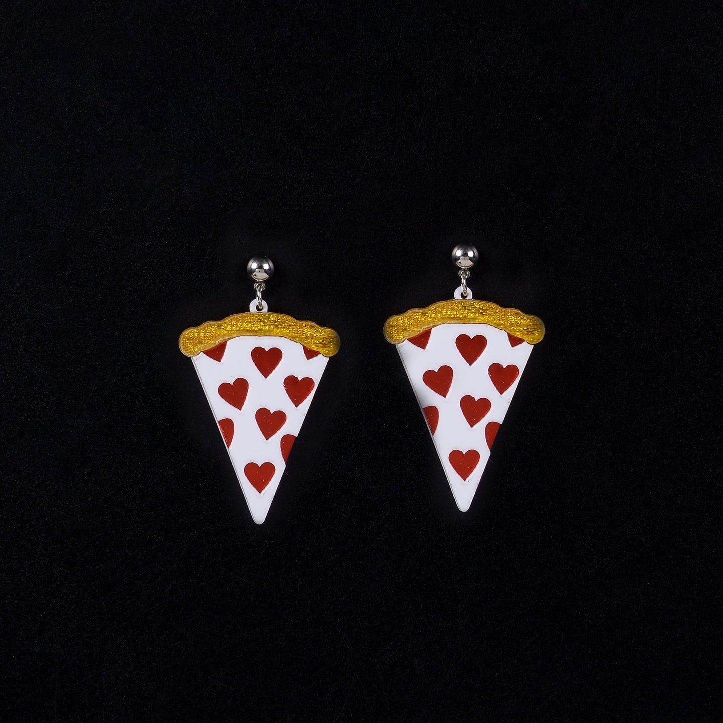 Pizza Earrings