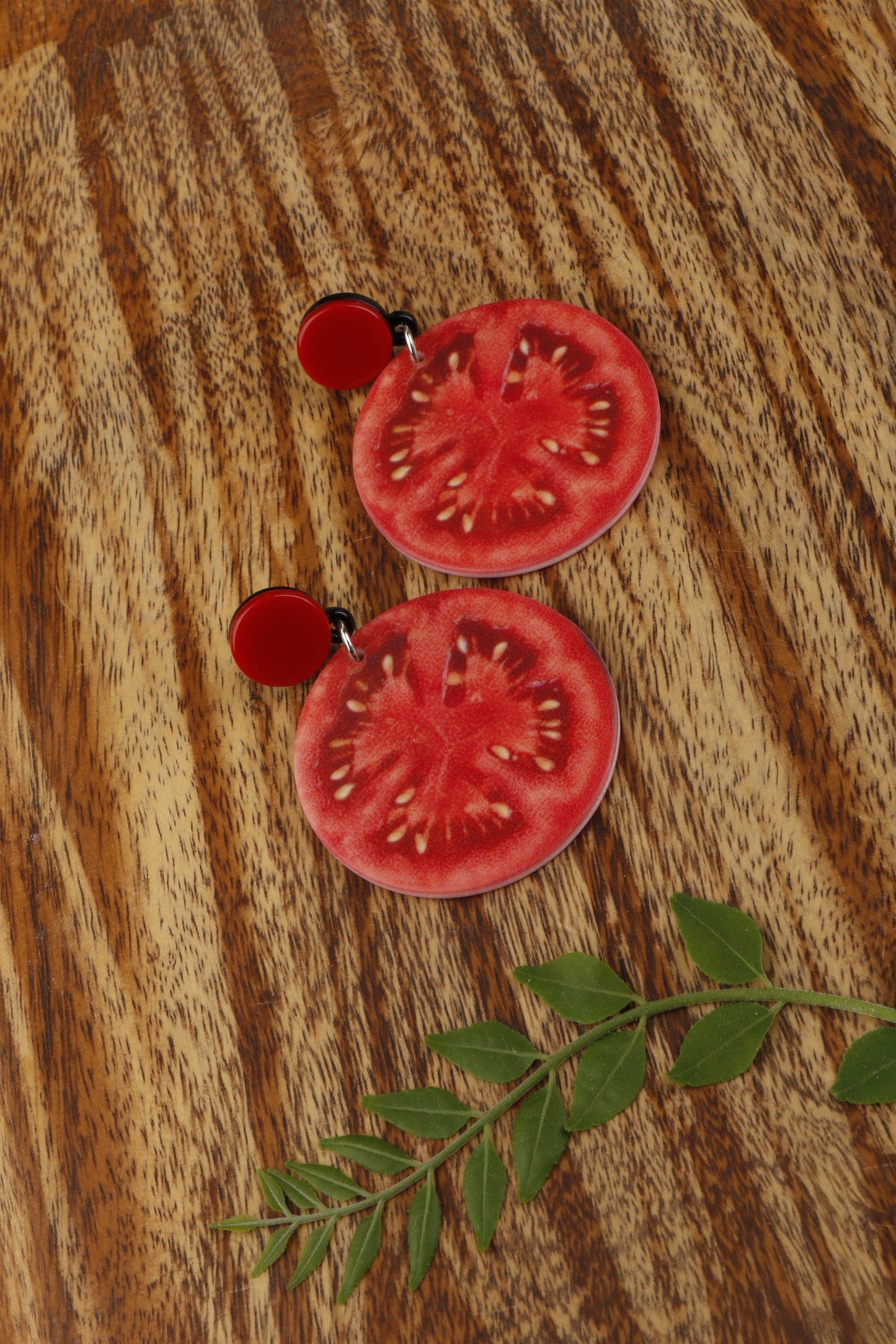 Tangy Tomato Earrings