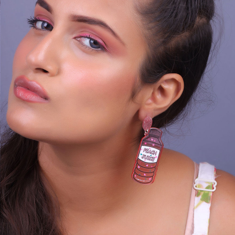 Peach Juice Earring
