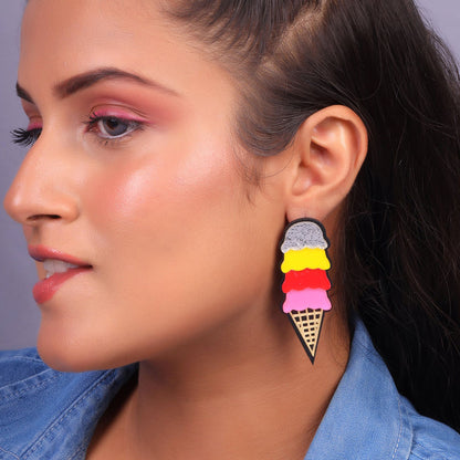 Cone Icecream Earrings