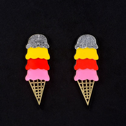Cone Icecream Earrings