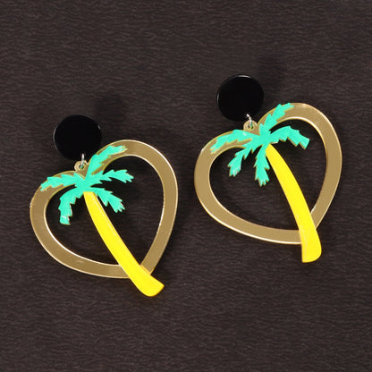 Coconut Tree Earrings