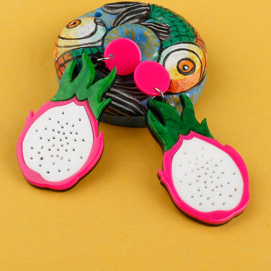 Dragon fruit  Earring