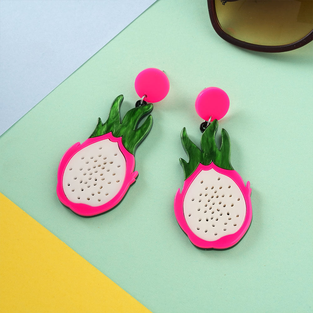 Dragon fruit  Earring